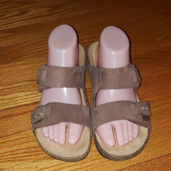Clarks Brown Leather sandals - Picture 2 of 7